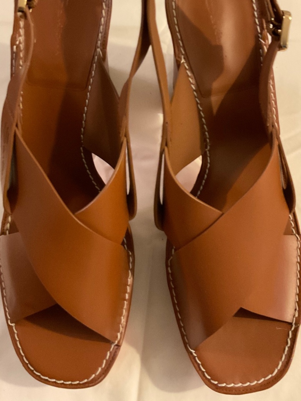 Santoni Block Heel Sandals size 40